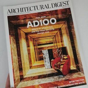Architectural Digest January 2017 Issue AD100 Wow Factor Around the World